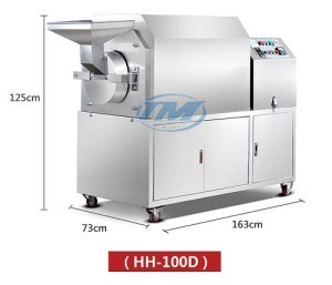 Máy rang hạt HH-100D dùng điện (Inox) 60-100 kg/h (TMTP-N19)