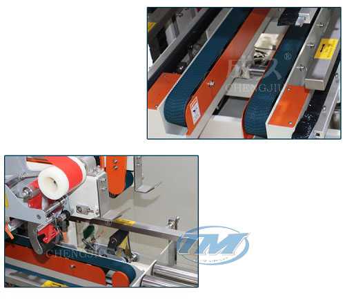 Máy dán băng dính cạnh thùng carton FXS-5050