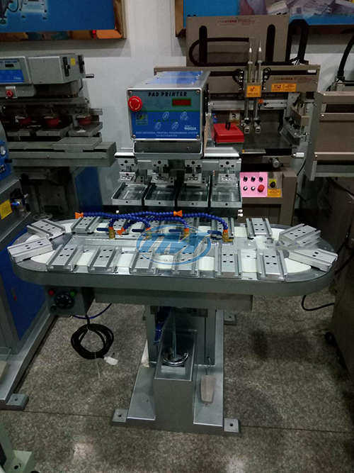 Máy in 4 màu 2 loại băng tải tròn và dọc (TMĐG-D17)