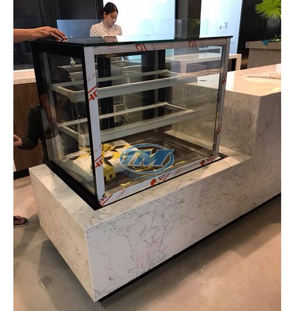 Tủ trưng bày bánh kem kính phẳng 3 tầng 1.2 m (TMTQ-A04)