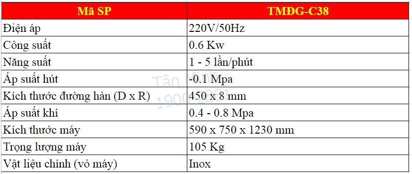 MÁY HÚT CHÂN KHÔNG XOAY NGHIÊNG 4 VÒI DZQ-450OT (TMĐG-C38)