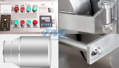Máy rang hạt HH-100D dùng điện (Inox) 30-50 kg/h (TMTP-N19)