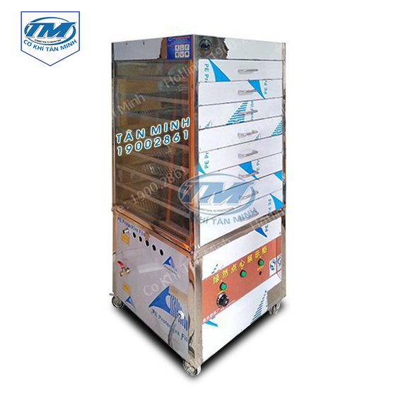 Tủ hấp bánh bao dùng điện 8 khay (TMTP-QA04)