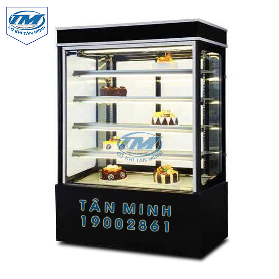Tủ trưng bày bánh kem kính phẳng 5 tầng 1.5m (TMTQ-A10)