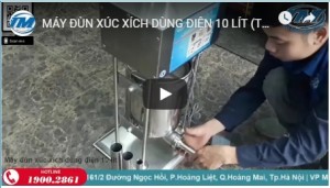 Video: Máy đùn xúc xích dùng điện 10 lít (TMTP-G08)