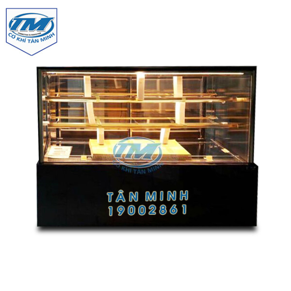 Tủ trưng bày bánh kem kính phẳng 3 tầng 90cm (TMTP-A15)